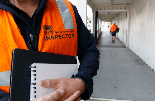 SafeWork NSW inspector